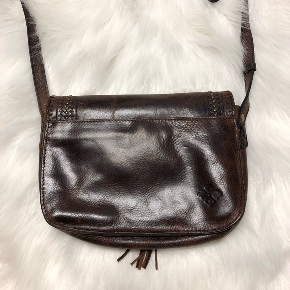 PATRICIA NASH Beaumont Distressed Vintage Collection leather crossbody b… - Picture 3 of 15